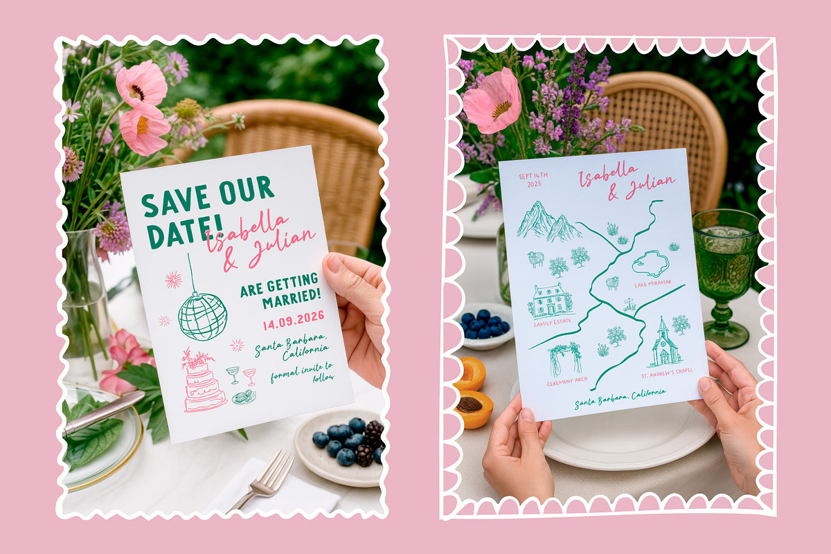 Whimsy Wedding Map Creator, an Object Graphic by MaNechaeva (Photo 7 of 12)