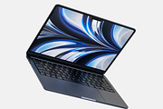 10 MacBook Air 2022 Mockups, a Books & Magazine Mockup by Smotrow Related (Thumbnail 7 of 11)