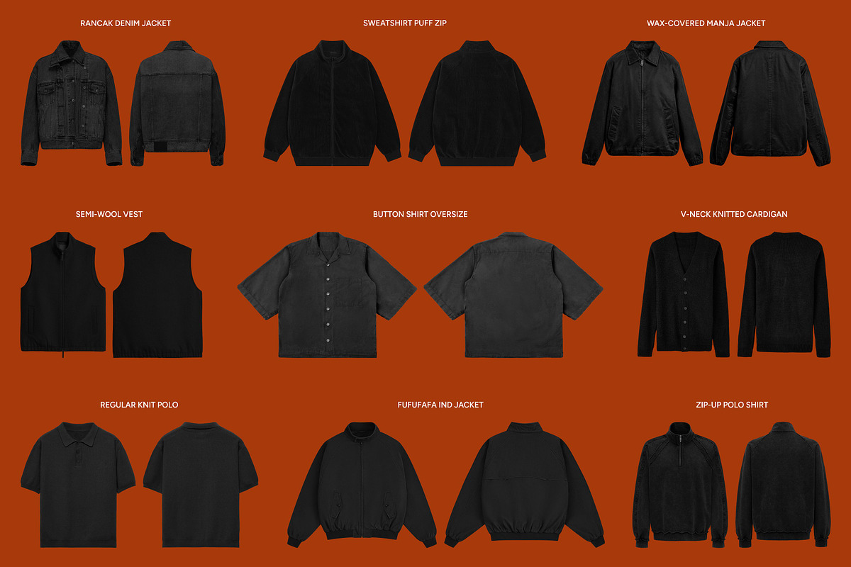 Clothing Brand Kit, Photoshop PSD, a Hoody Mockup by AtelierDuVow (Photo 5 of 10)