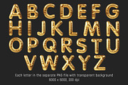 Gold balloon alphabet, an Object Graphic by Vector beauty (Thumbnail 2 of 3)