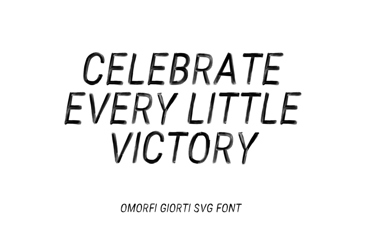 BEAUTIFUL CELEBRATION SVG FONT, a Sans Serif Font by George Bourle (Photo 6 of 6)