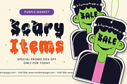 Spooky Halloween - Halloween Font, a Handwritten Font by Umitype (Thumbnail 5 of 9)