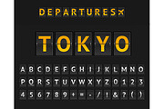 Mechanical Airport Flip Board, an Object Graphic by Vector and Templates (Thumbnail 5 of 6)