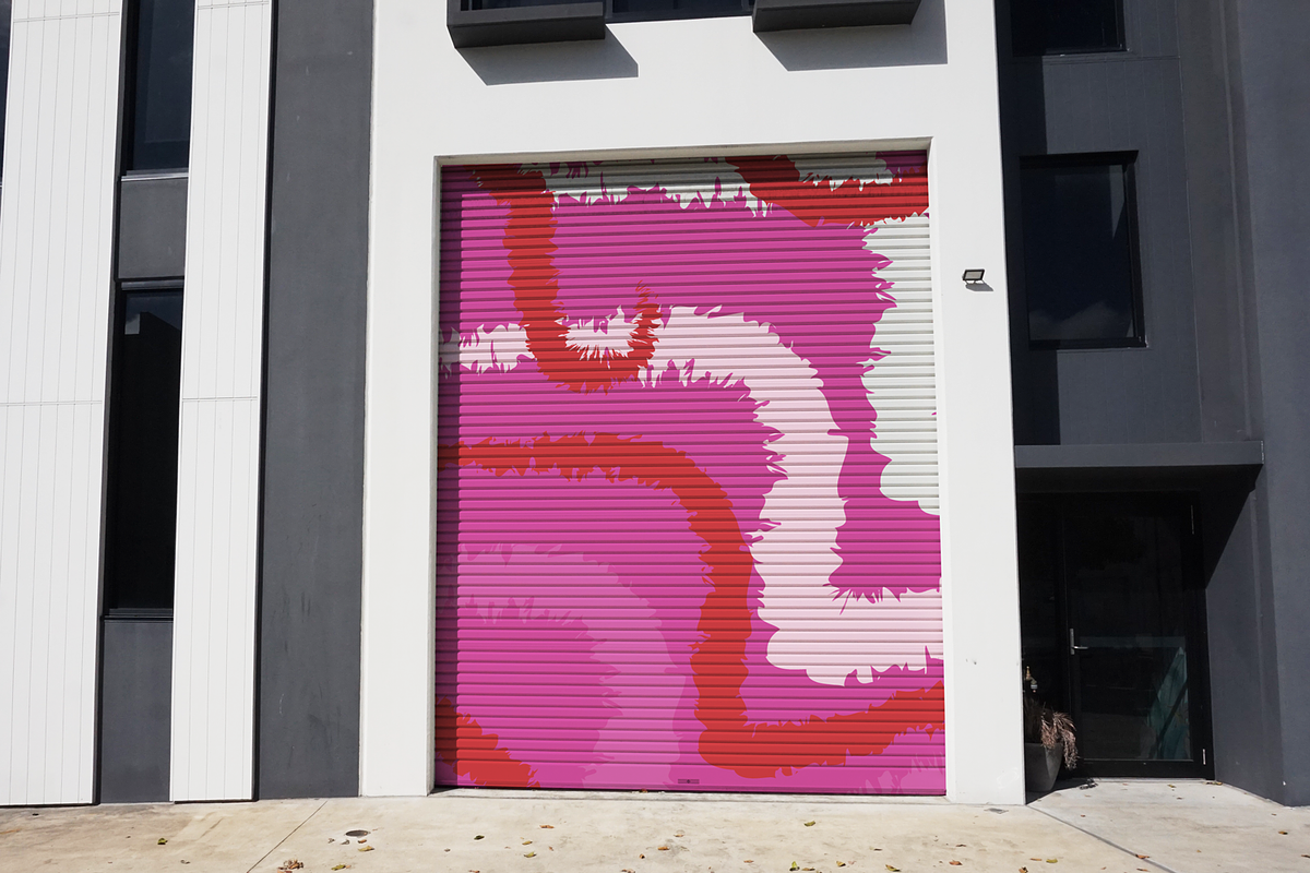 PSD mockup - industrial roller door, an Advertising Mockup by Tania Hearn Studio (Photo 2 of 4)