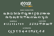 Kisser | Natural Stroke Brush, a Font by Tigadestd Type (Thumbnail 3 of 11)