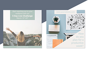 Clean and Minimal Instagram Posts, a Social Media Template by Hunt Family Design (Thumbnail 6 of 7)
