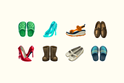 Fashion Footwear, an Object Graphic by Deemak Daksina (Thumbnail 2 of 3)