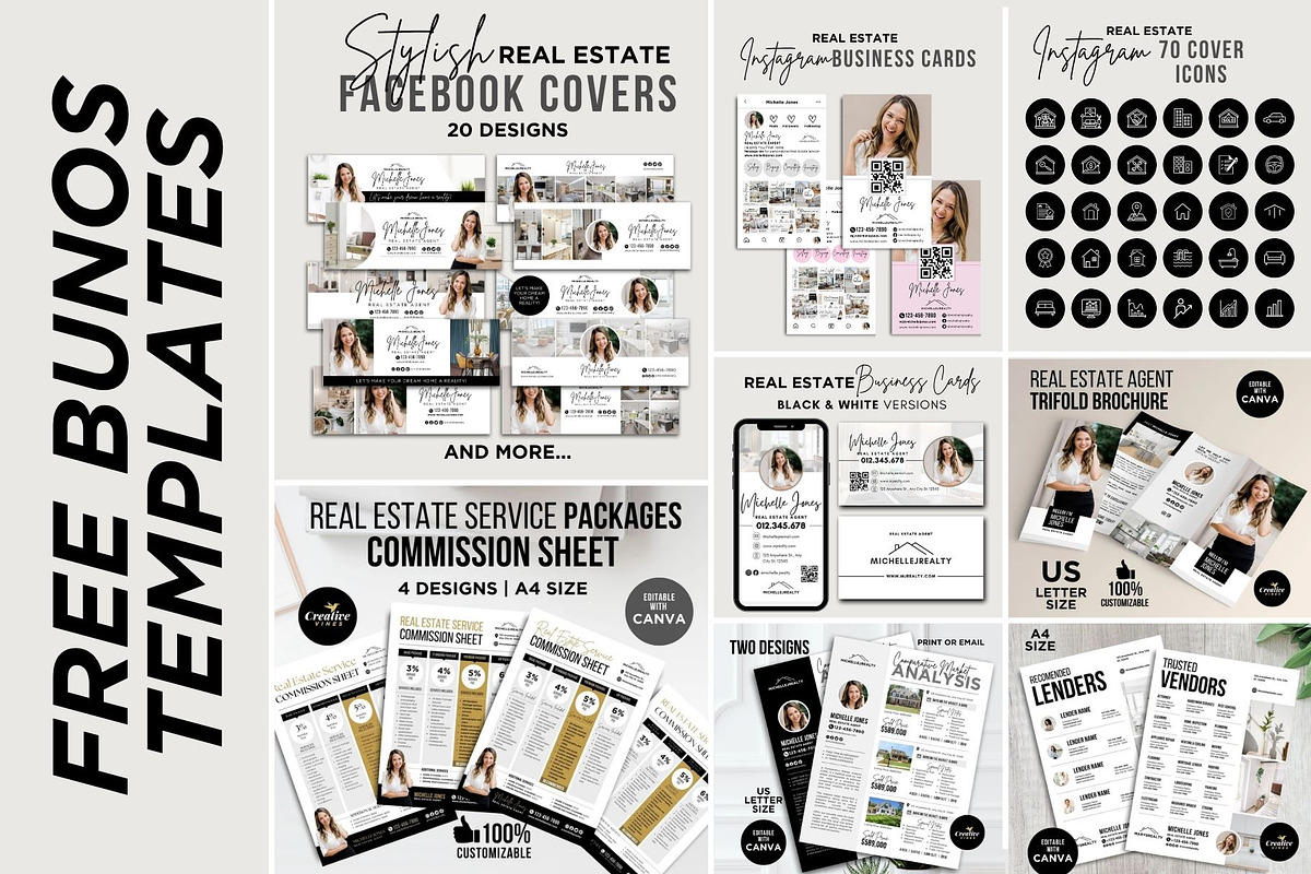 Real Estate Ultimate Mega Bundle, a Marketing Template by CreativeVinesStore (Photo 6 of 9)