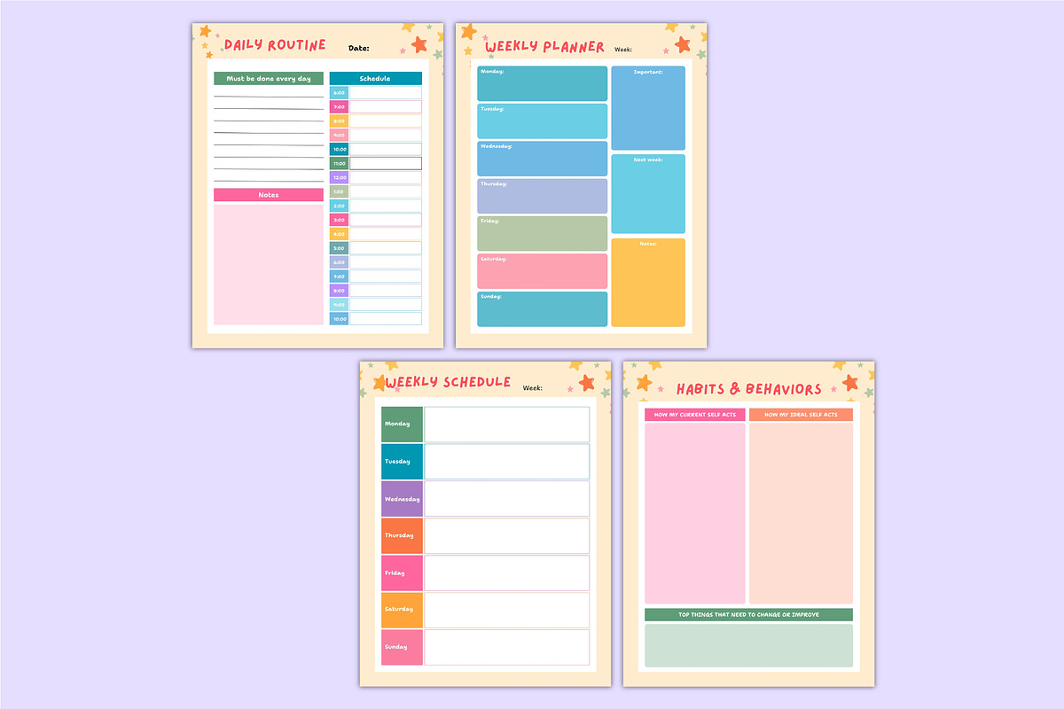 2026 Chore Chart for Kids Canva Kdp, a Stationery Template by Mustafiz (Photo 5 of 5)