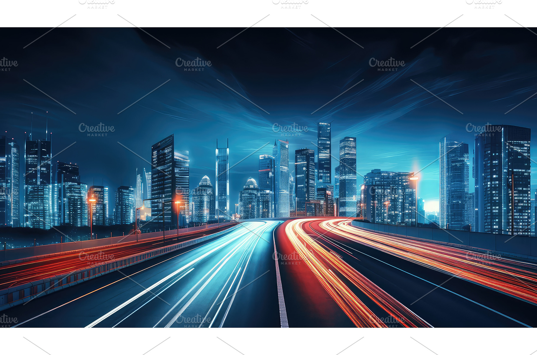 pavement road urban background ai, a Transportation Photo by pikepicture