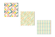 Spring Plaid Digital Paper Pattern, a Pattern Graphic by Canvas Craft (Thumbnail 3 of 3)