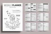 Weekly Planner Template Layout, a Stationery Template by ContestDesign (Thumbnail 1 of 3)