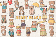 Teddy Bears, an Illustration by clipick (Thumbnail 1 of 5)