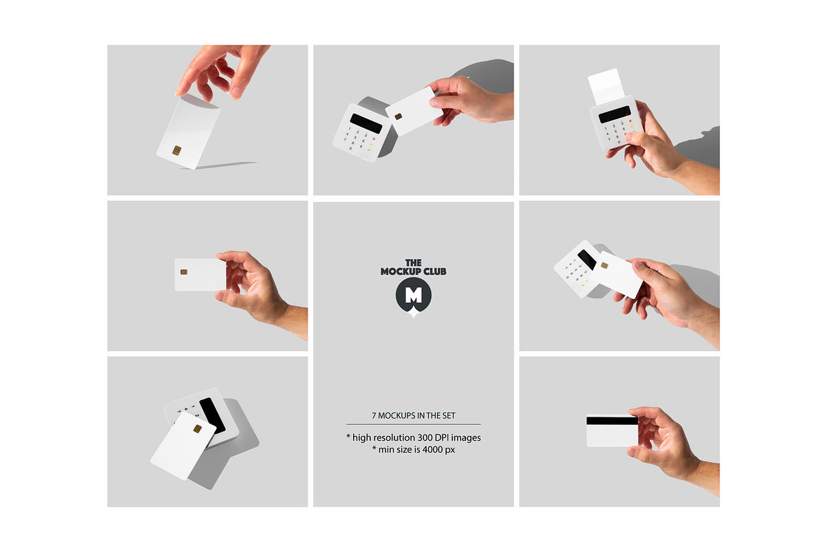 BANK / CREDIT CARD MOCKUPS, a Product Mockup by MCKP*ME (Photo 8 of 8)