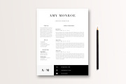 Classic Resume Template 3 page, a Resume Template by By Stephanie Design (Thumbnail 1 of 3)