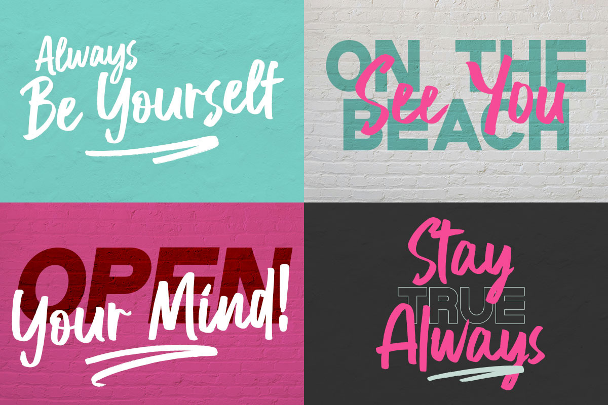 Paris Vibes Font Duo, a Script Font by Lucky Type (Photo 9 of 13)