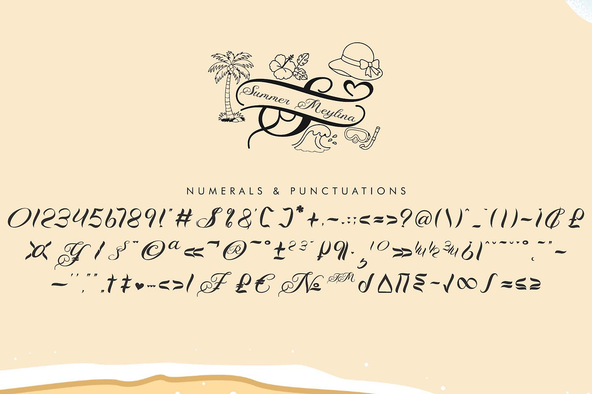 Summer Meylina Monogram, a Handwritten Font by Yoga Letter (Photo 6 of 7)