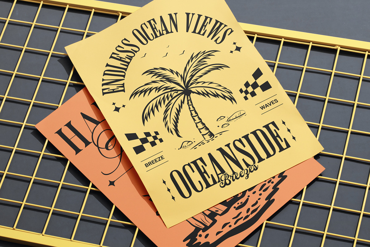 Tropical, Beach, and Ocean Doodles, an Outline Icon by Brickclay (Photo 7 of 9)