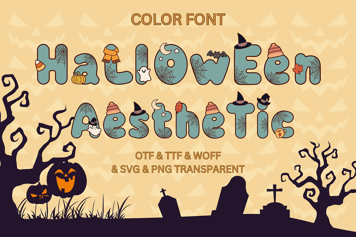 Halloween Font and Alphabet Bundle, a Sans Serif Font by Adalin Shop (Photo 13 of 19)