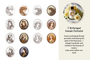 ART NOUVEAU VECTOR MEGA BUNDLE, an Object Graphic by Elen-Lane (Thumbnail 2 of 8)