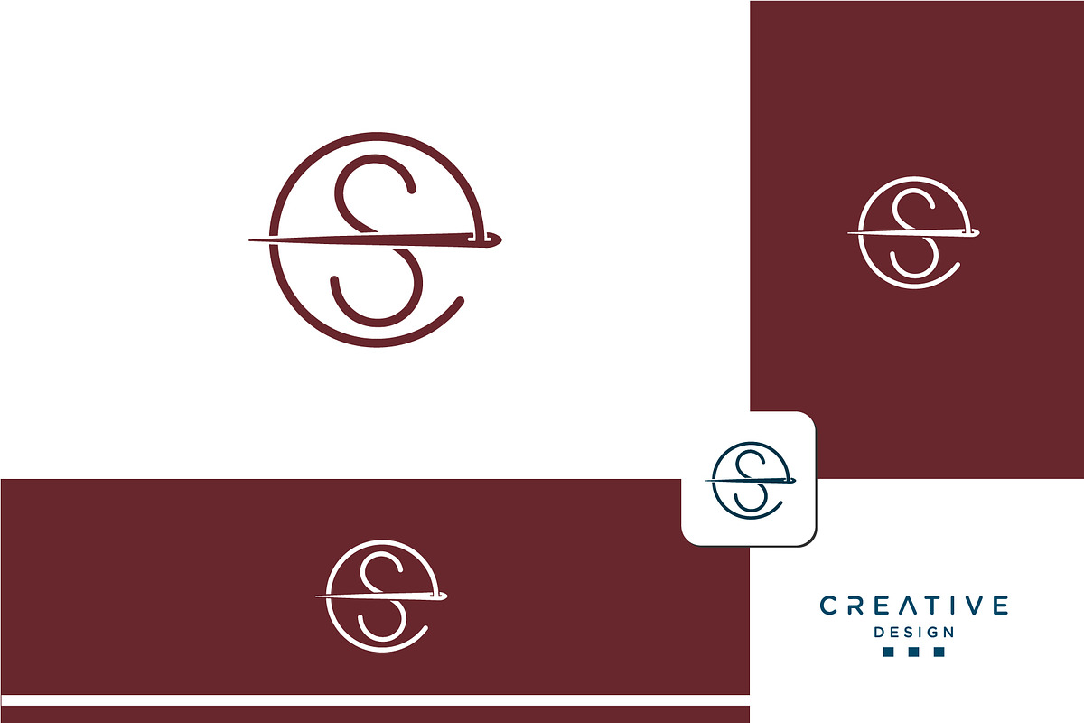 Initial Letter ES OR SE Tailor Logo, a Branding & Logo Template by art_creater (Photo 1 of 2)