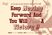 Strike Catch - Slab Sport Font, a Slab Serif Font by RagamKata (Thumbnail 7 of 12)