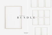 Thin Wooden Frame Mockup Bundle, a Mockup by HALFTOUNE (Thumbnail 1 of 12)