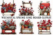 Whimsical Spring Sing Board Clipart, an Illustration by OK Design (Thumbnail 2 of 6)