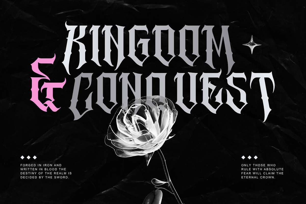 Renvor - Blackletter Font, a Blackletter Font by Nirmana Visual (Photo 7 of 7)