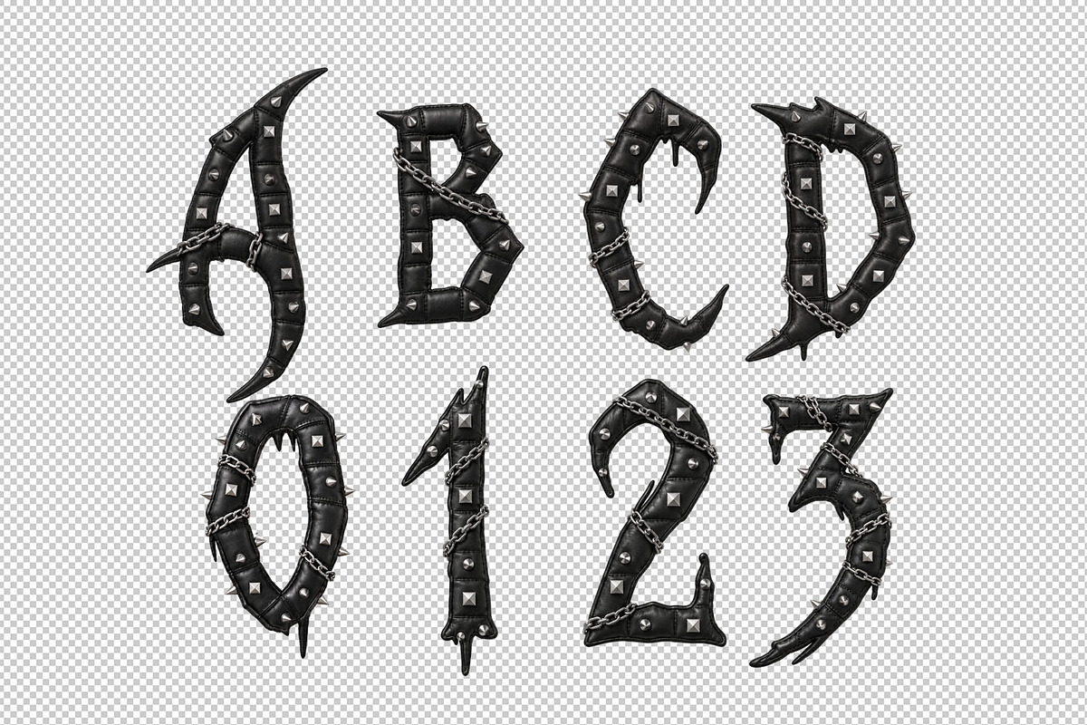 Gothic Punk Font, a Blackletter Font by Handmadefont (Photo 14 of 15)