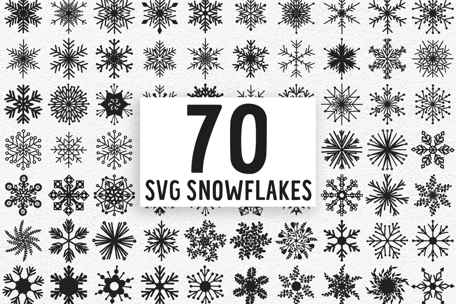 Snowflake SVG Bundle | Snowflake DXF, an Illustration by illuztrate