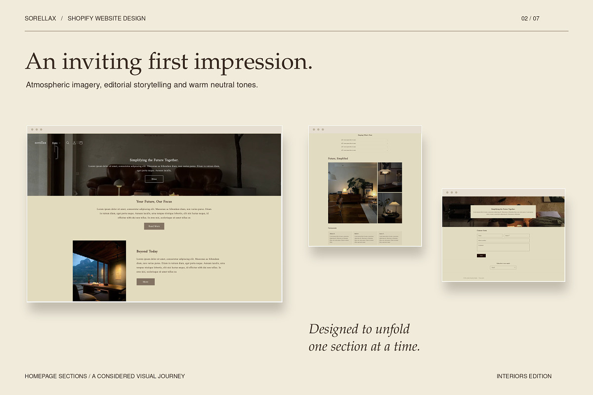 Shopify Theme for Interiors, a Shopify Template by Layl Atelier (Photo 2 of 8)