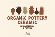 Organic Pottery Ceramic, an Object Illustration by AnkaDrozd (Thumbnail 1 of 6)