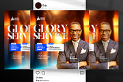 Maximal Square Church Event Flyer, a Social Media Template by Vintage Impressions (Thumbnail 1 of 6)