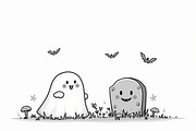 Spooky Halloween Clipart Bundle, an Illustration by yasushie (Thumbnail 23 of 26)