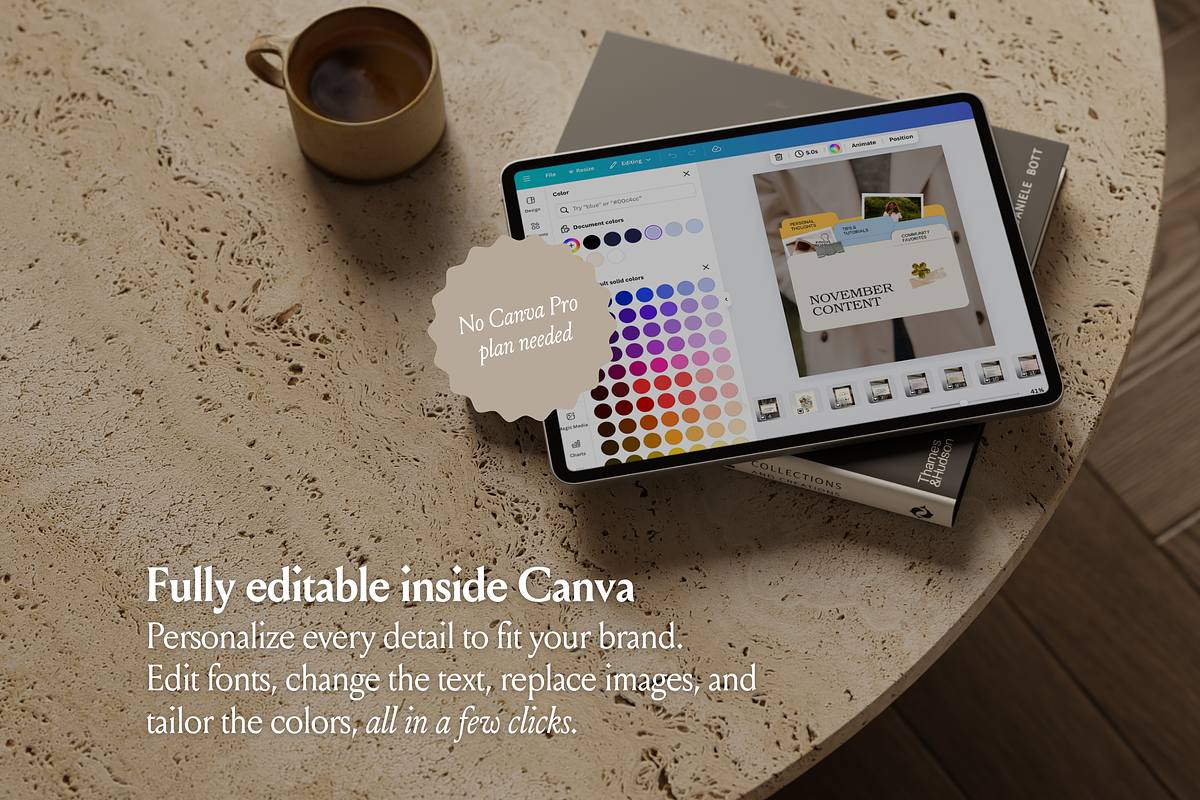 Old Money Aesthetic Canva Templates, a Social Media Template by CanvaTemplateClubCo (Photo 11 of 12)