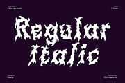 CS Vertigo Drawn, a Blackletter Font by Craft Supply Co. (Thumbnail 2 of 8)