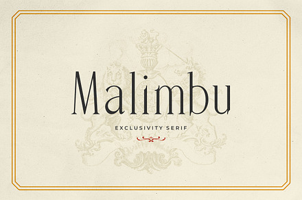 Malimbu - Exclusivity Serif