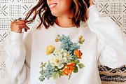 Spring daisy flower clipart, an Illustration by SinaCreation (Thumbnail 9 of 11)