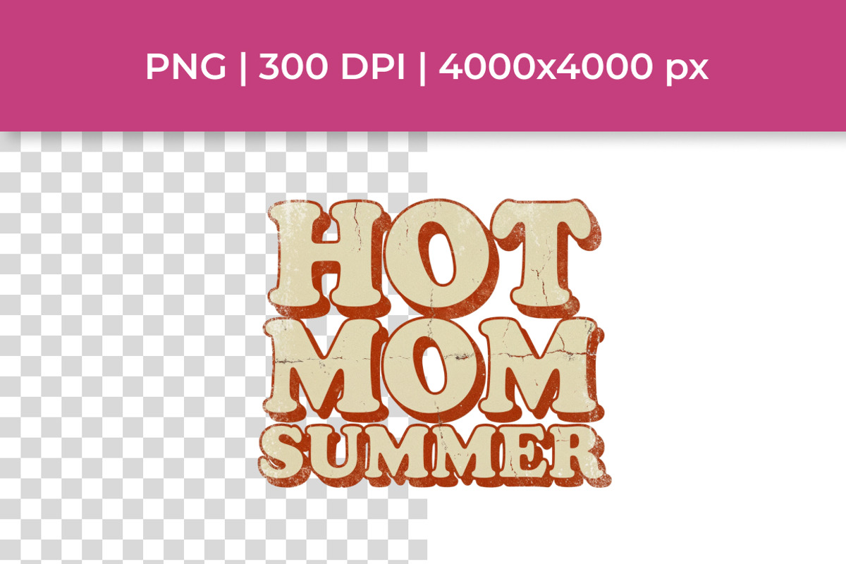 Hot Mom Summer Clipart Set - 16 PNG, a Decorative Illustration by InkyQueenArt (Photo 4 of 6)
