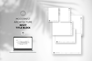 Modernist Architect Title Block