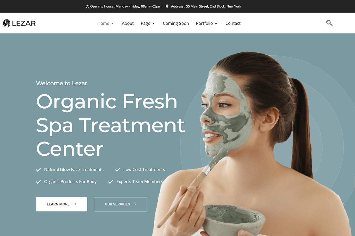 Beauty Salon Spa Elementor Kit, a Landing Page Template by MasterDesigns (Photo 2 of 9)