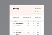 Professional Business Invoice, a Stationery Template by MightyDesign (Thumbnail 4 of 8)