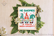 He Gnomes If You've Been Naughty png, a Decorative Illustration by DiamondShop (Thumbnail 7 of 7)