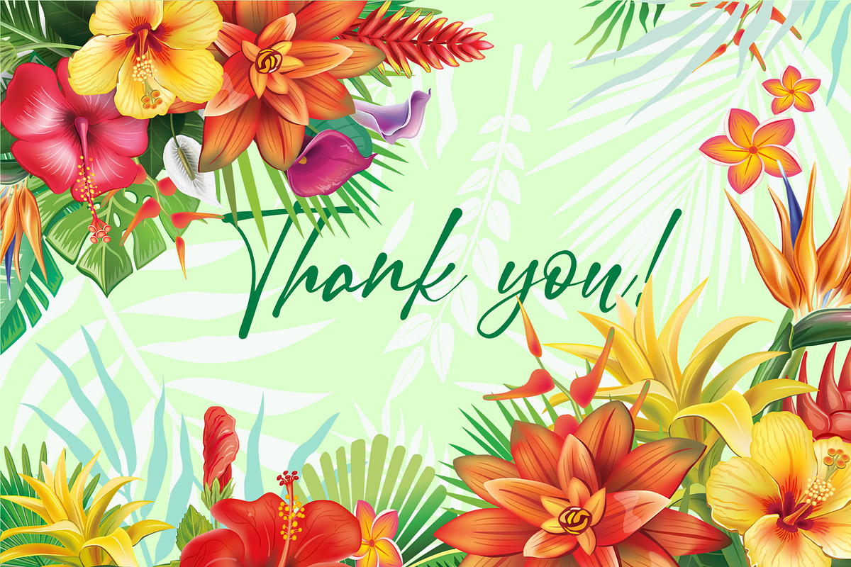 Tropical Flowers, an Illustration by ViktoriaARTprint (Photo 10 of 10)