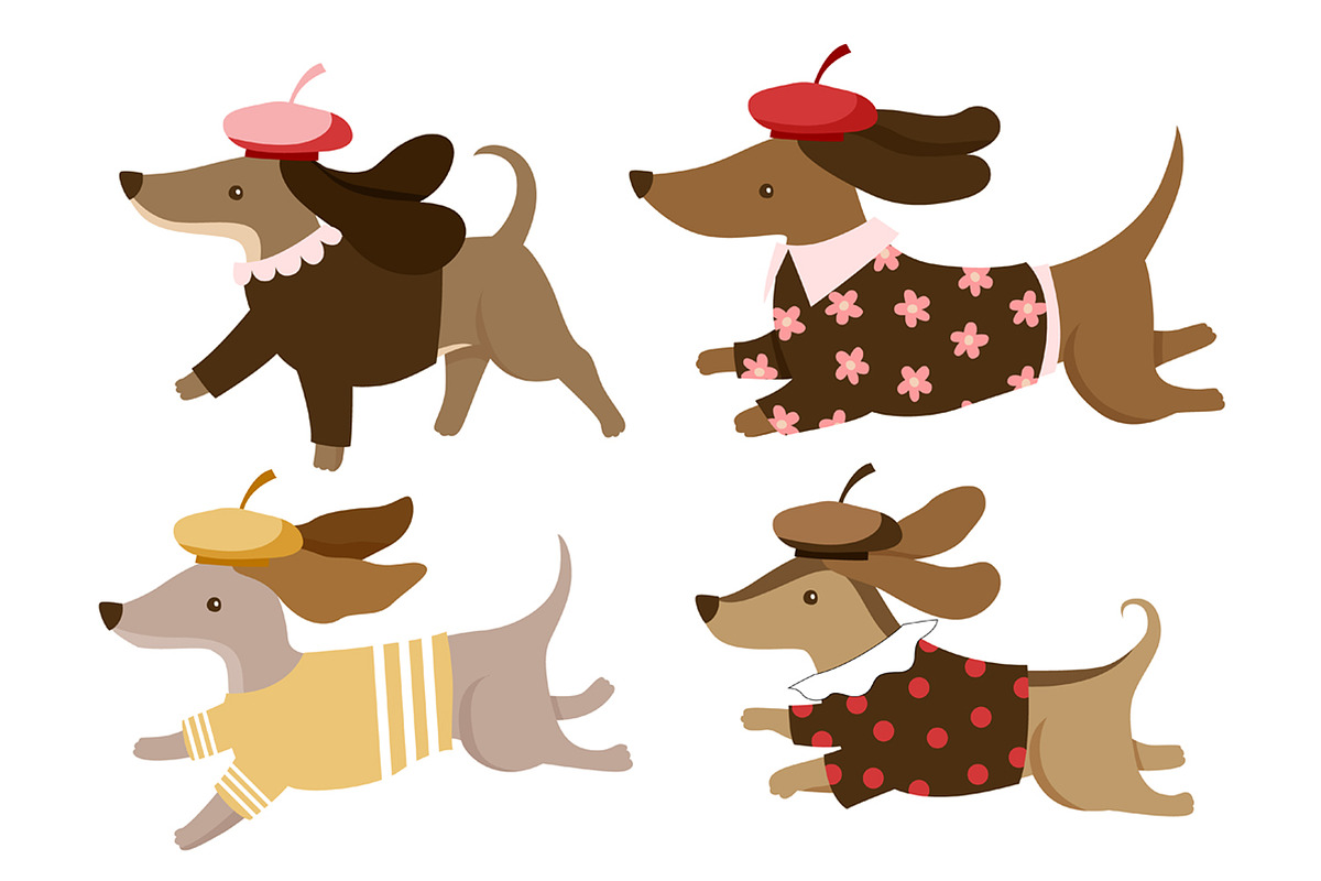 Cute French Dachshund, an Object Graphic by the_myro (Photo 2 of 6)