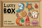 Lucky box, a Decorative Illustration by PenguinHouse (Thumbnail 1 of 2)