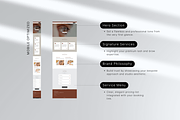 Lash Tech Website Template Canva, a Landing Page Template by batang (Thumbnail 3 of 5)