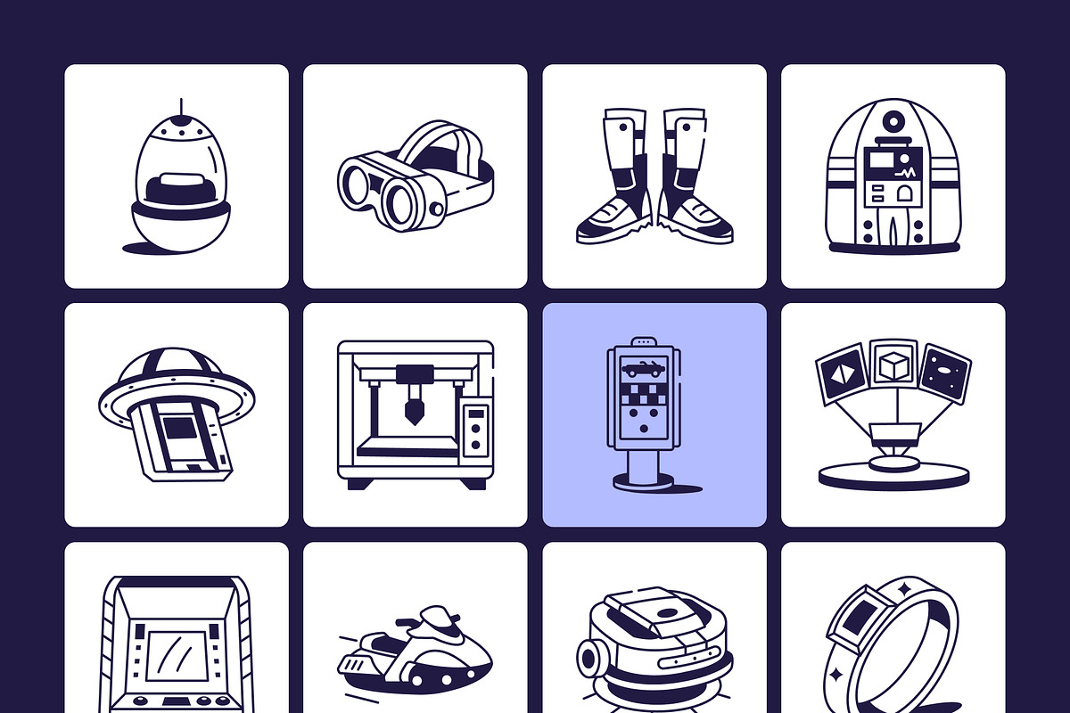 Future City Drawing Art, an Outline Icon by Vectors Market (Photo 7 of 9)