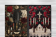 Gothic Floral Book Cover Asset Pack, a Brochure Template by LA Design (Thumbnail 10 of 10)